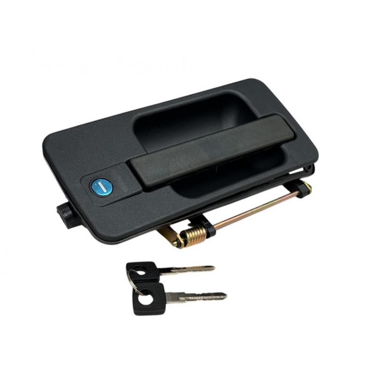 FRONT OUTER DOOR HANDLE WITH LOCK & KEYS DRIVER SIDE RH