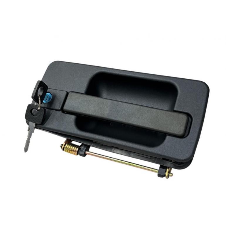 FRONT OUTER DOOR HANDLE WITH LOCK & KEYS DRIVER SIDE RH