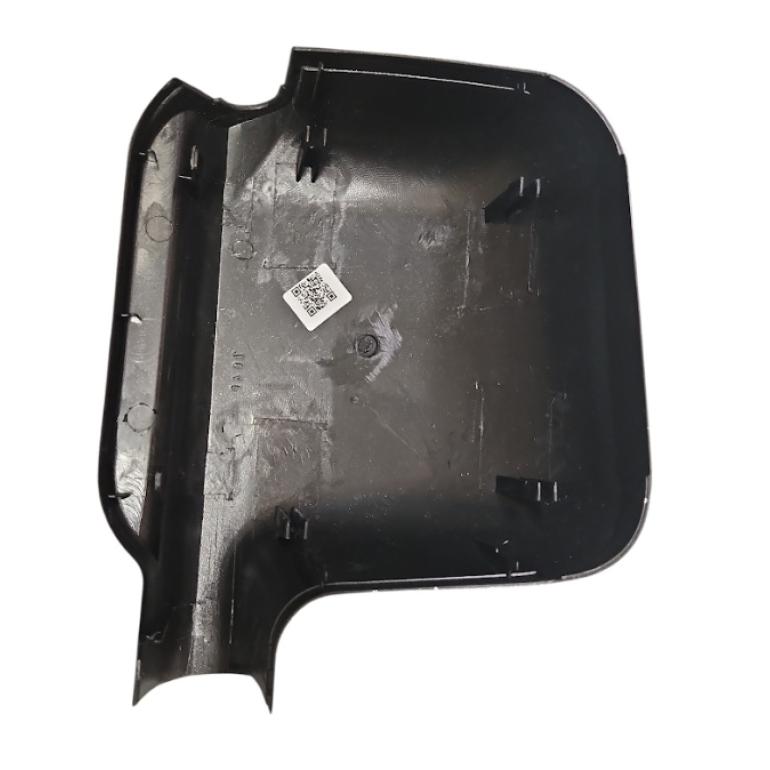 SILVER WIDE ANGLE MIRROR BACK COVER DRIVER SIDE RH