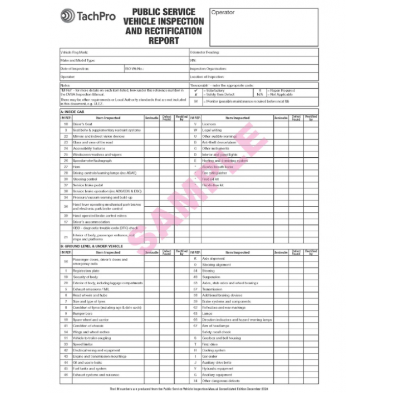 PSV INSPECTION & MAINTENANCE PAD (100 PAGE)