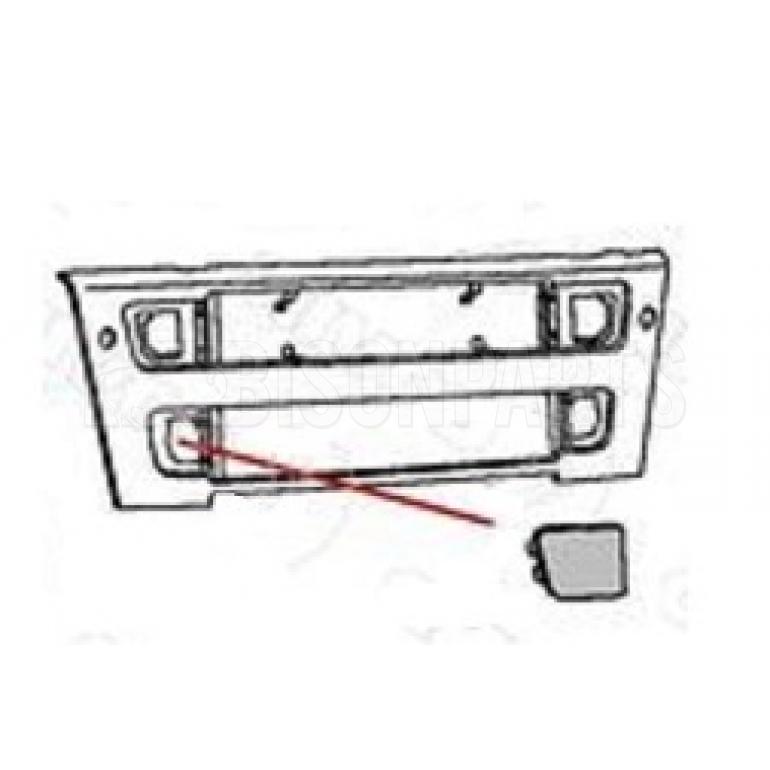 LOWER GRILLE LOWER BLANKING COVER DRIVER SIDE RH
