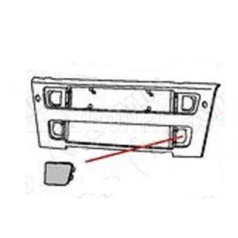 LOWER GRILLE LOWER BLANKING COVER PASSENGER SIDE LH