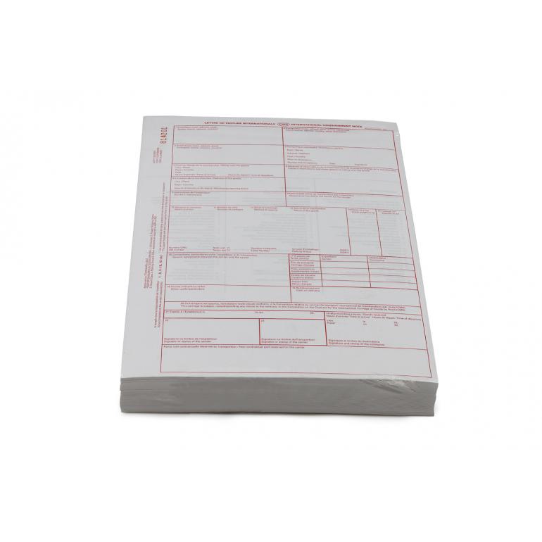 CMR CONSIGNMENT NOTES 4 PART 100 SETS PER PAD