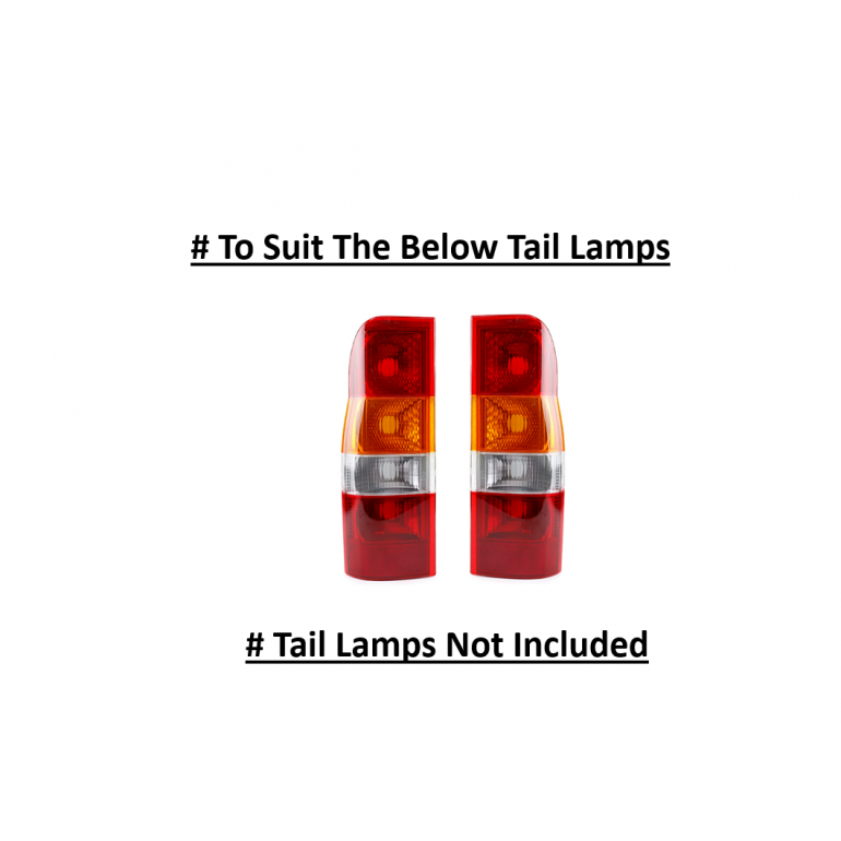 PANEL VAN REAR TAIL LAMP BULBHOLDERS FITS RH OR LH (PAIR)