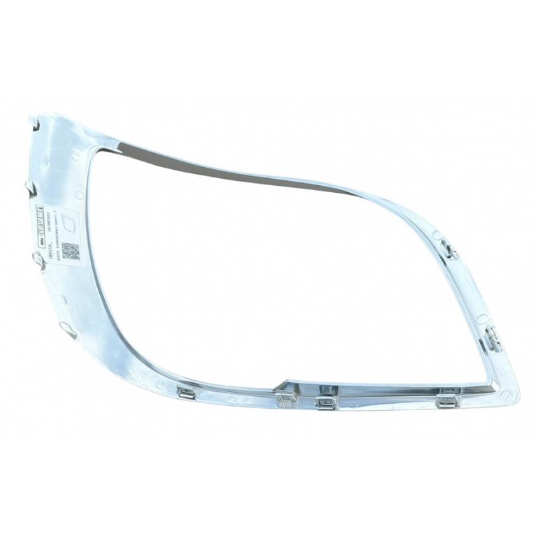 CHROME COATED HEADLAMP SURROUND TRIM PASSENGER SIDE LH