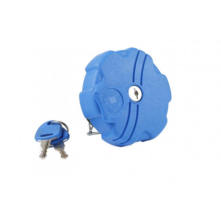 60MM BLUE PLASTIC SCREW TYPE LOCKING ADBLUE TANK CAP
