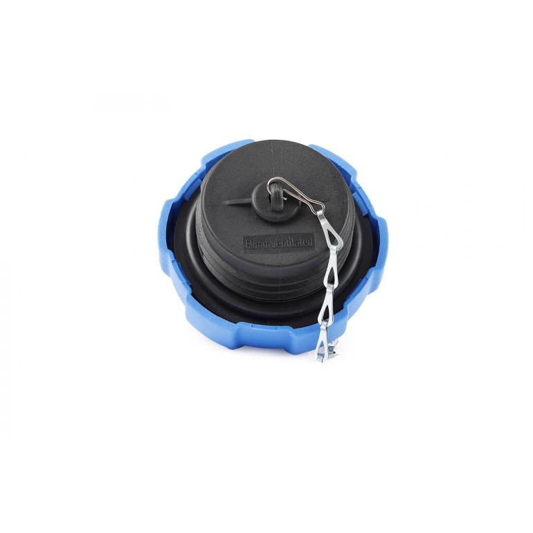 60MM BLUE PLASTIC SCREW TYPE LOCKING ADBLUE TANK CAP