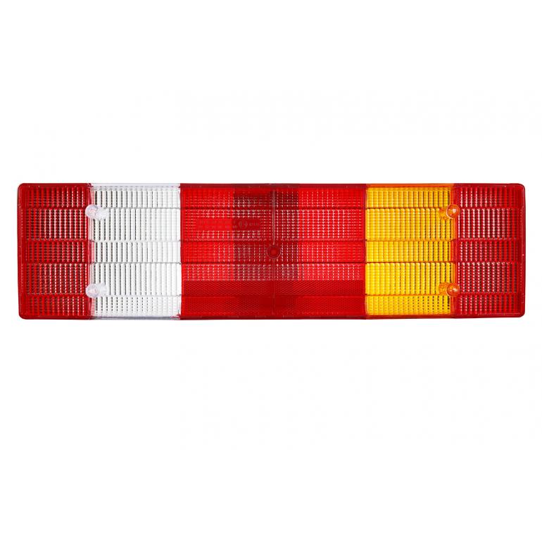 MERCEDES ACTROS & AXOR REAR LAMP LENS (RIBBED 5 SCREW) LH
