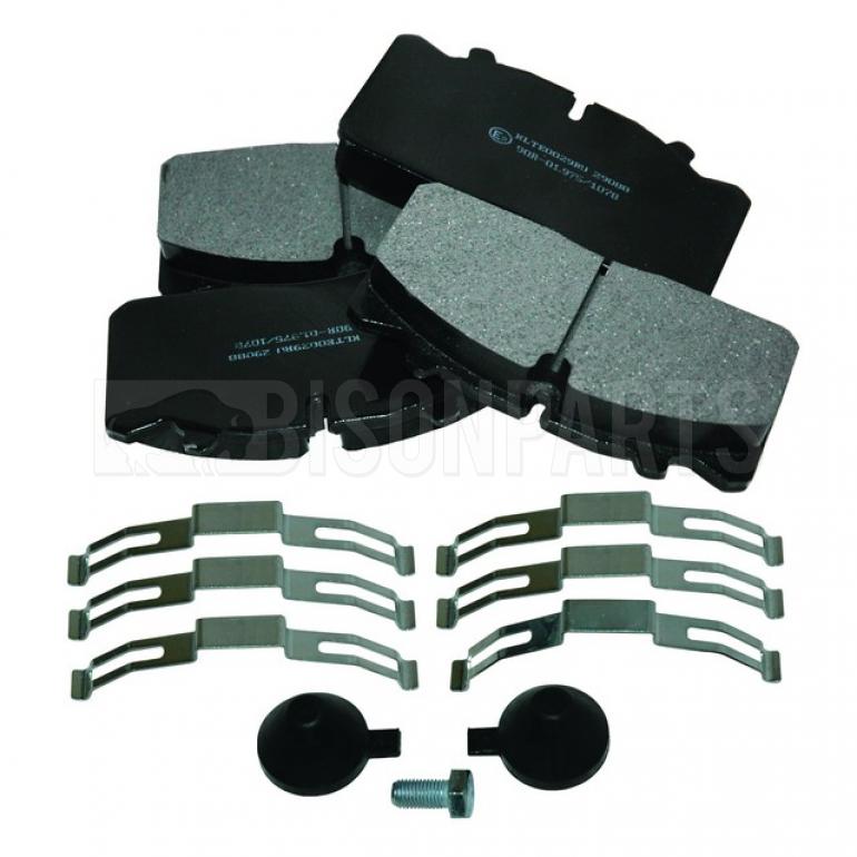 FRONT OR REAR BRAKE PAD SET c/w FITTING KIT 29088, 29091,1436901