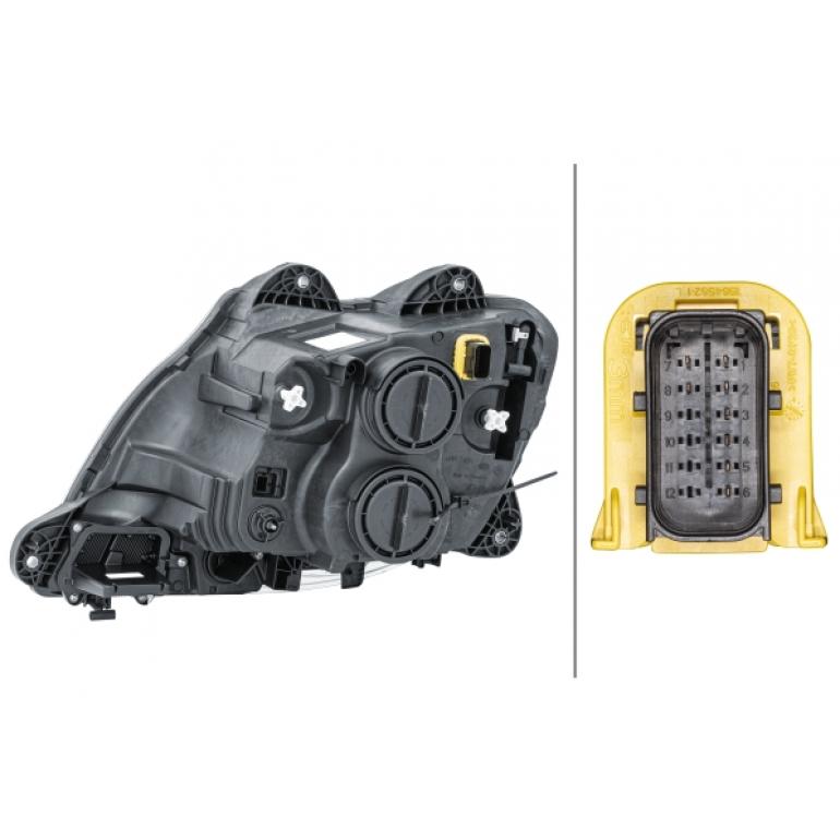 MANUAL ADJUST HEADLAMP C/W LED DTRL DRIVER SIDE RH