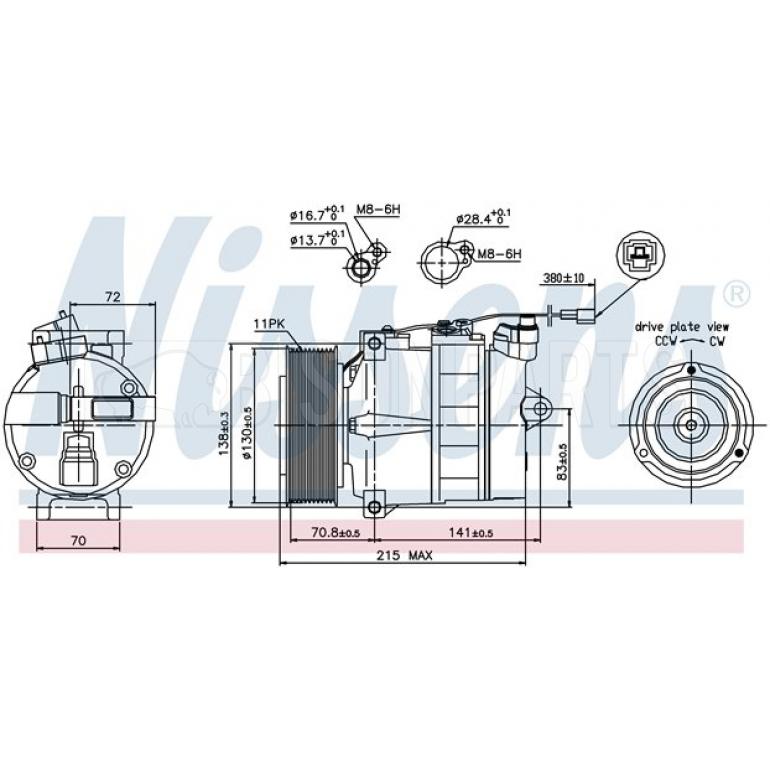 MERCEDES ACTROS (1996 -) ZETROS (2008-) Compressor