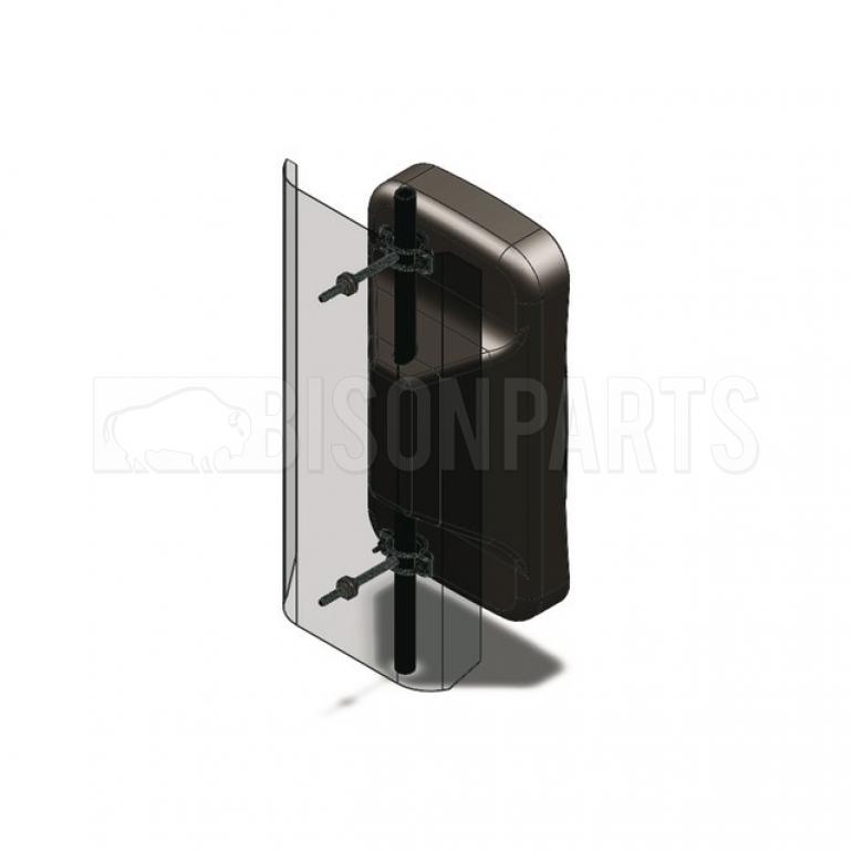 Universal Mirror Guard Steel With Fittings 460 x 220mm