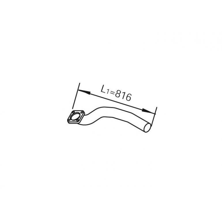 EXHAUST DOWN PIPE