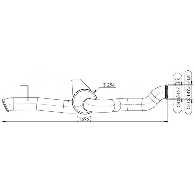 EXHAUST REAR SILENCER