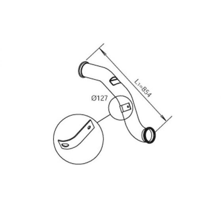 EXHAUST FRONT DOWN PIPE