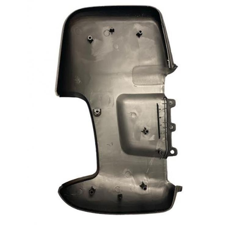 LONG ARM BLACK MIRROR COVER PASSENGER SIDE LH