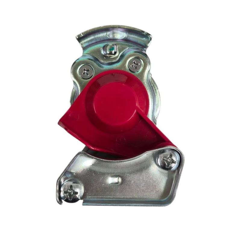 TRAILER AIR LINE LIGHT WEIGHT ALLOY RED PALM COUPLING M16x1.5 TAPERED