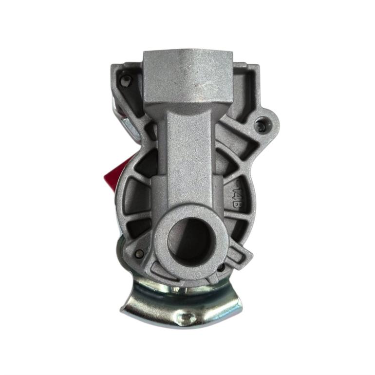 TRAILER AIR LINE LIGHT WEIGHT ALLOY RED PALM COUPLING M16x1.5 TAPERED