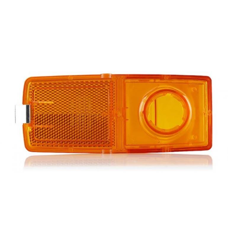AMBER STEPWELL SIDE REPEATER LAMP LENS ONLY
