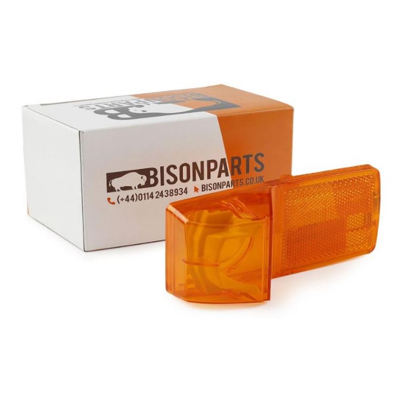 AMBER STEPWELL SIDE REPEATER LAMP LENS ONLY