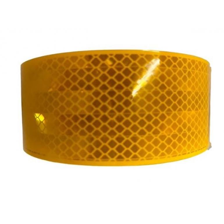 YELLOW REFLECTIVE CONSPICUITY TAPE 12.5M