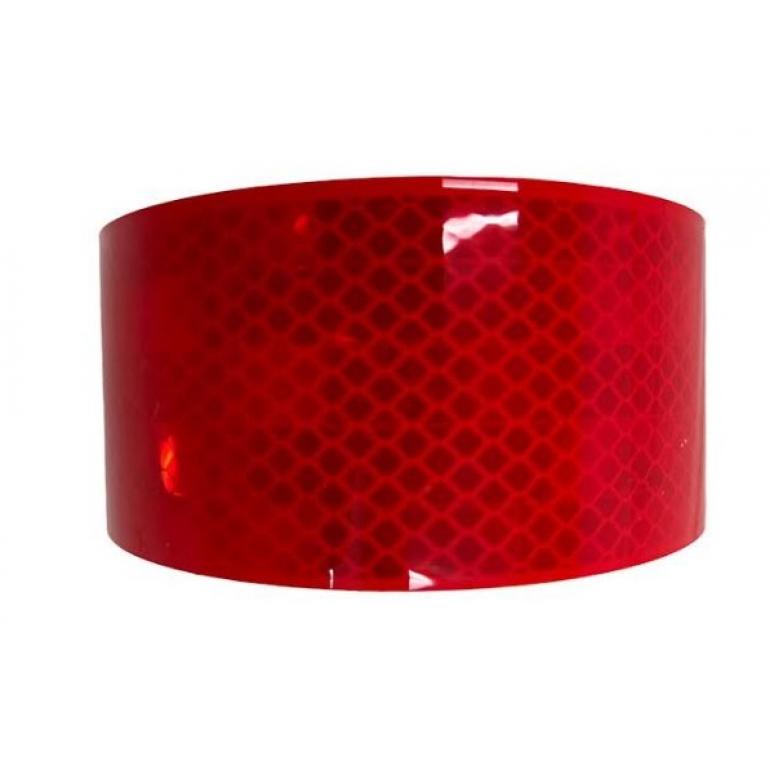 RED REFLECTIVE CONSPICUITY TAPE 12.5M