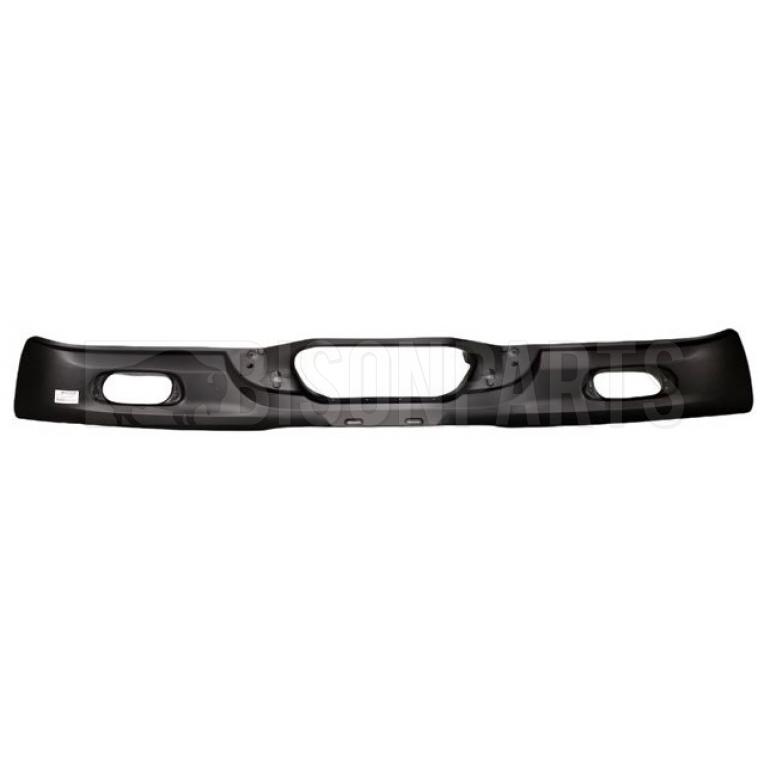 BLACK FRONT BUMPER WITH FOG LAMP HOLES