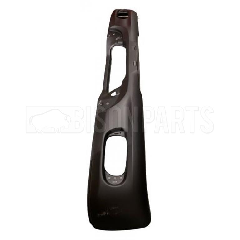 BLACK FRONT BUMPER WITH FOG LAMP HOLES