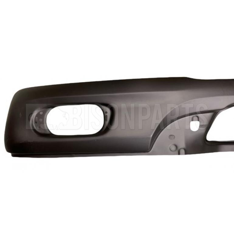 BLACK FRONT BUMPER WITH FOG LAMP HOLES