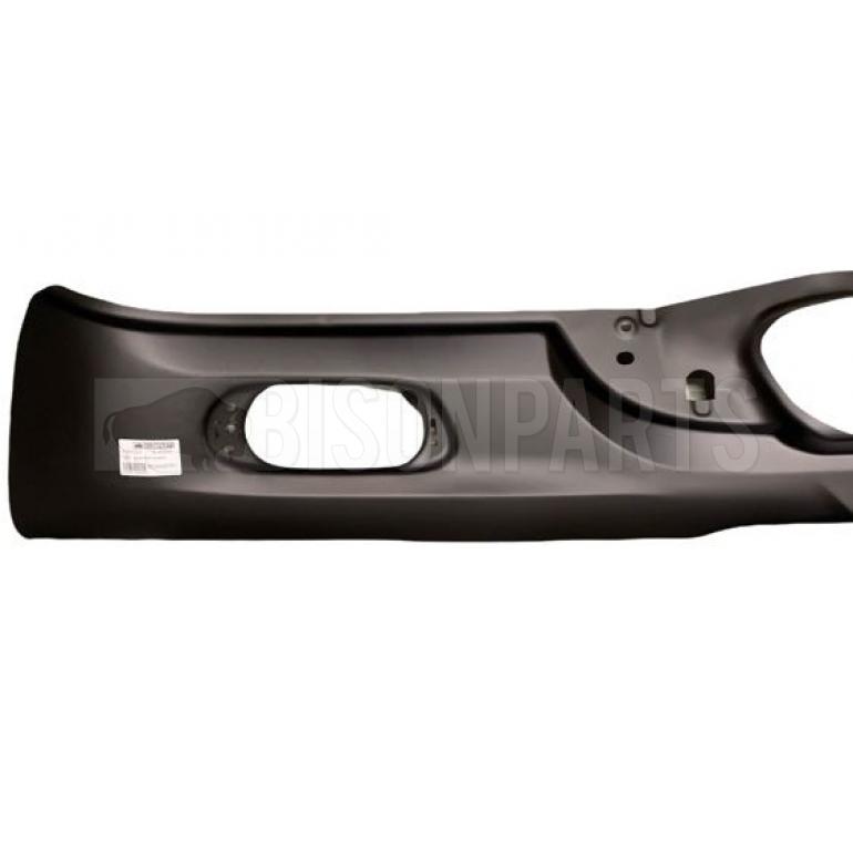 BLACK FRONT BUMPER WITH FOG LAMP HOLES