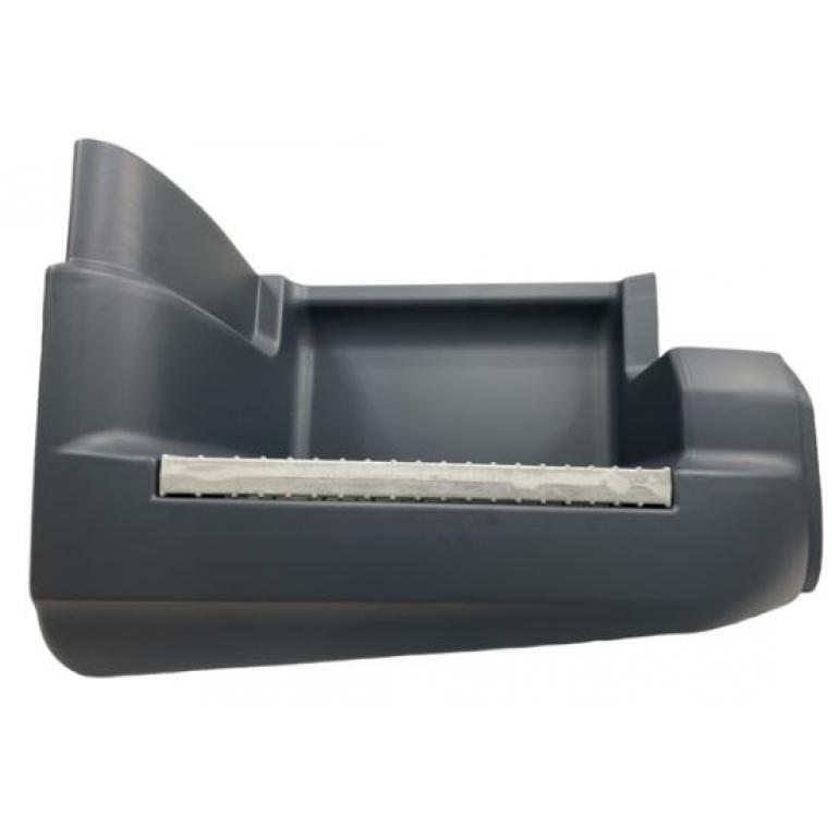 GREY LOWER STEP SURROUND & TREAD PLATE DRIVER SIDE RH