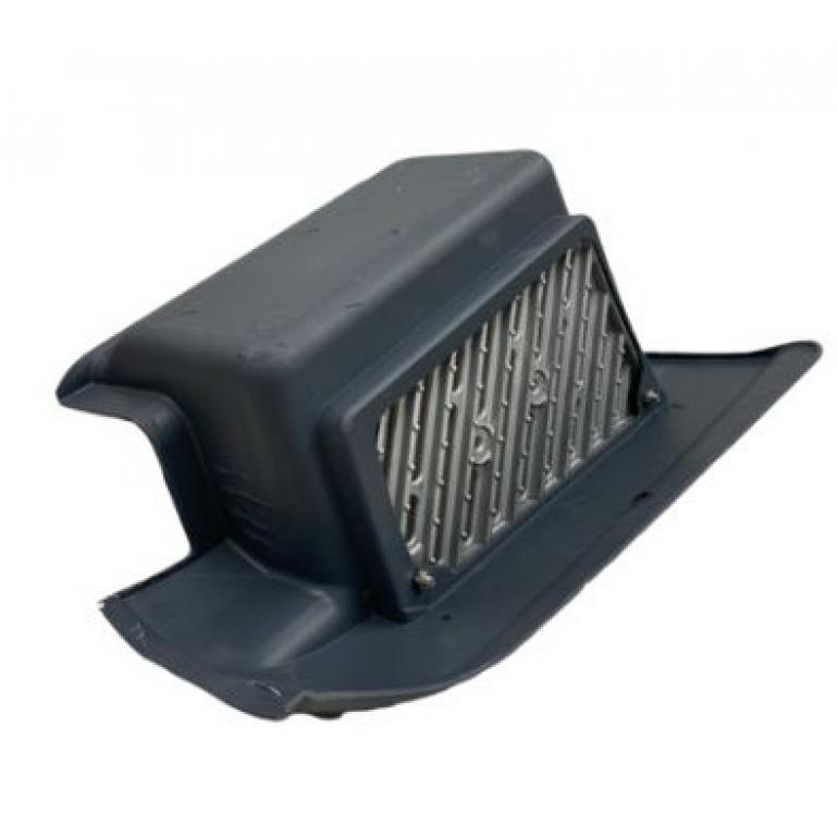 GREY LOWER STEP SURROUND & TREAD PLATE DRIVER SIDE RH