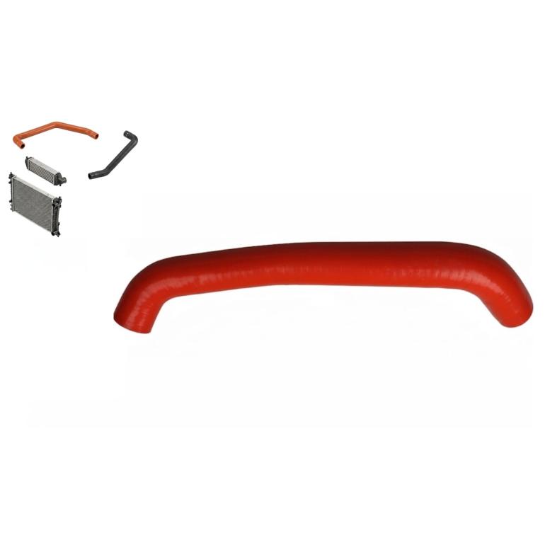 RED CHARGE AIR INTERCOOLER HOSE 
