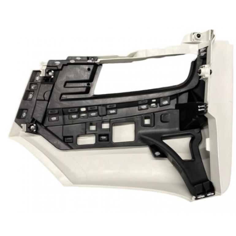 PRIMED BUMPER CORNER WITH FOG LAMP HOLE DRIVER SIDE RH