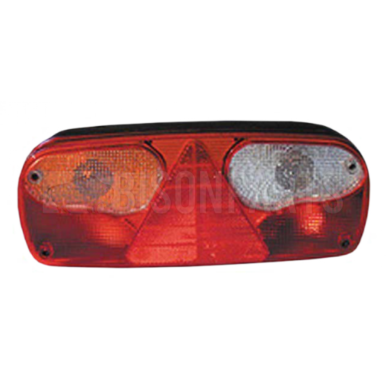 TRAILER ECOPOINT REAR LAMP LENS RH/LH WITH TRIANGLE REFLECTOR