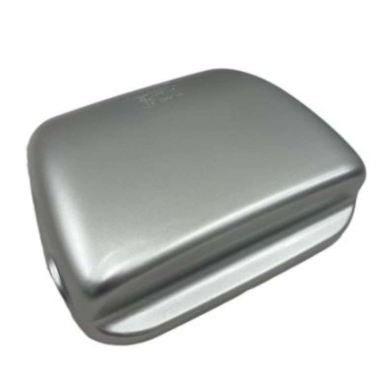 SILVER PAINTED WIDE ANGLE MIRROR BACK COVER FITS RH OR LH 