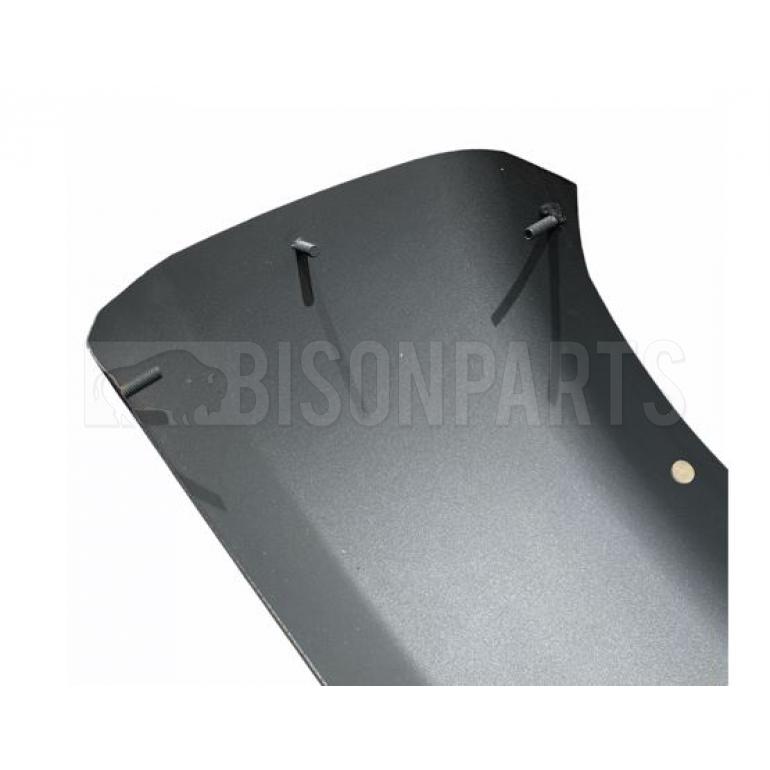 BLACK FRONT BUMPER WITHOUT FOG LAMP HOLES