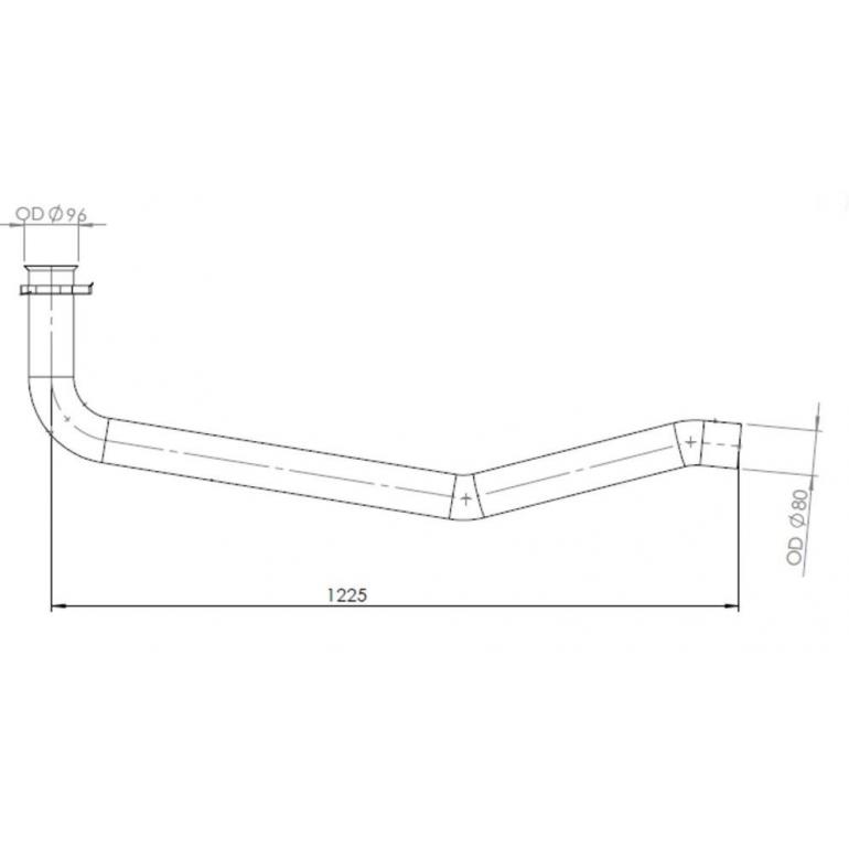 EXHAUST FRONT DOWN PIPE
