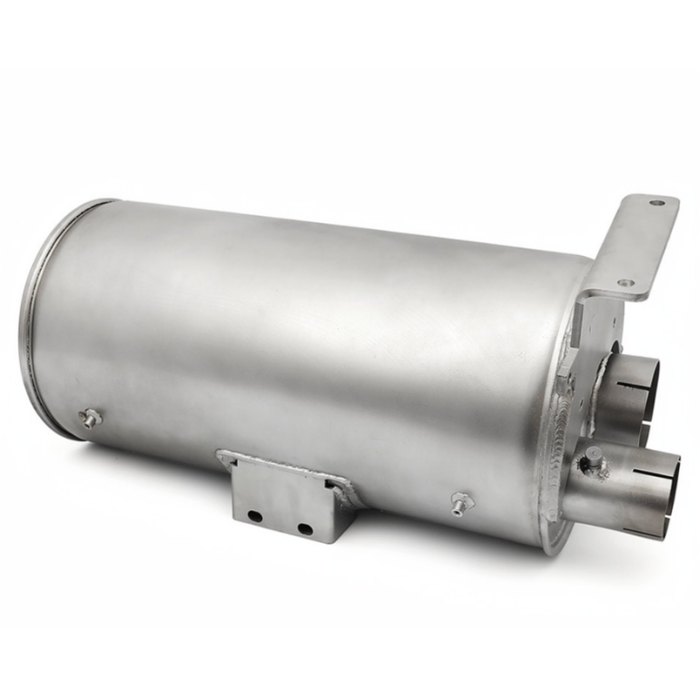 EXHAUST SILENCER WITH CATALYTIC CONVERTER