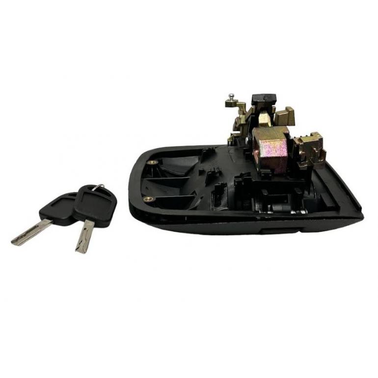 FRONT OUTER DOOR HANDLE WITH BARREL & KEYS DRIVER SIDE RH