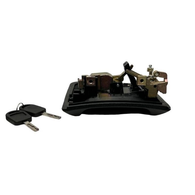 FRONT OUTER DOOR HANDLE WITH BARREL & KEYS DRIVER SIDE RH