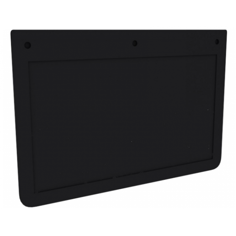 PLAIN BLACK RUBBER MUDFLAP 24" X 12" (SINGLE)