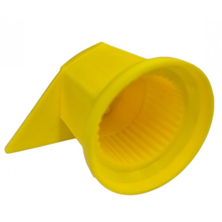 32MM LONG REACH DUSTITE WHEEL NUT COVERS YELLOW (EACH)