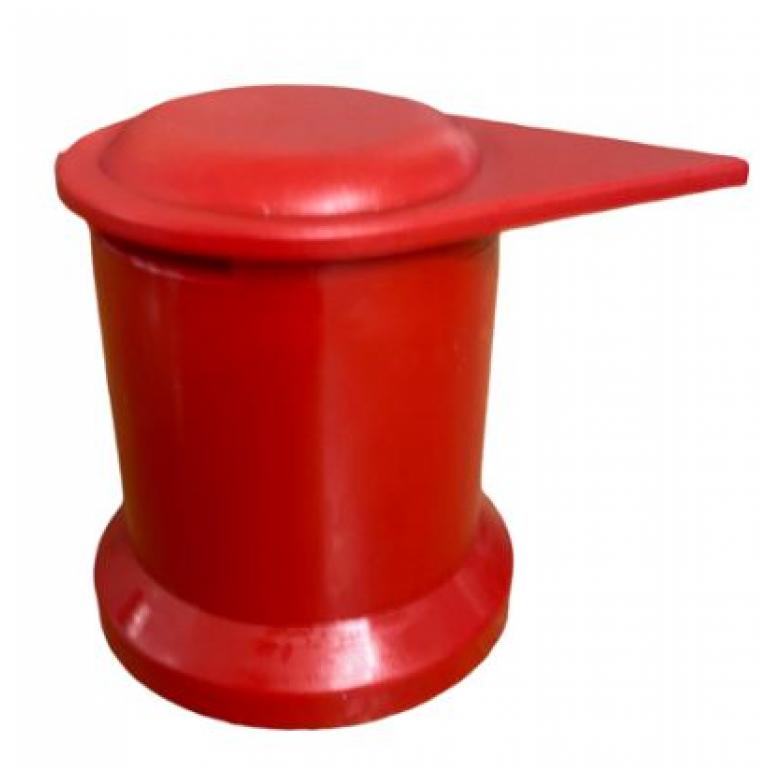 32MM RED 'BARREL LONG REACH WHEEL NUT COVERS (PKT 10)