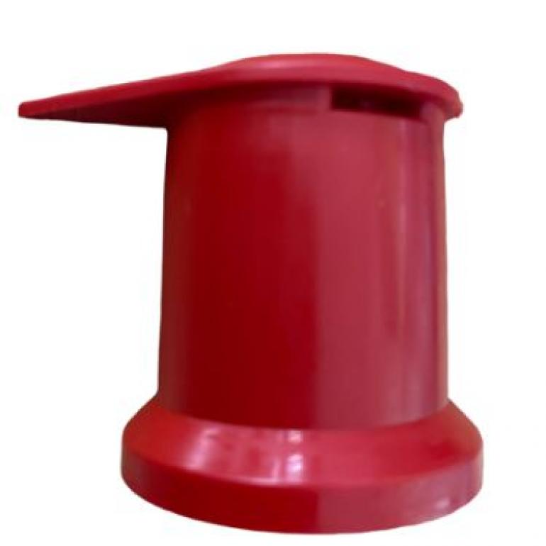 32MM RED 'BARREL LONG REACH WHEEL NUT COVERS (PKT 10)