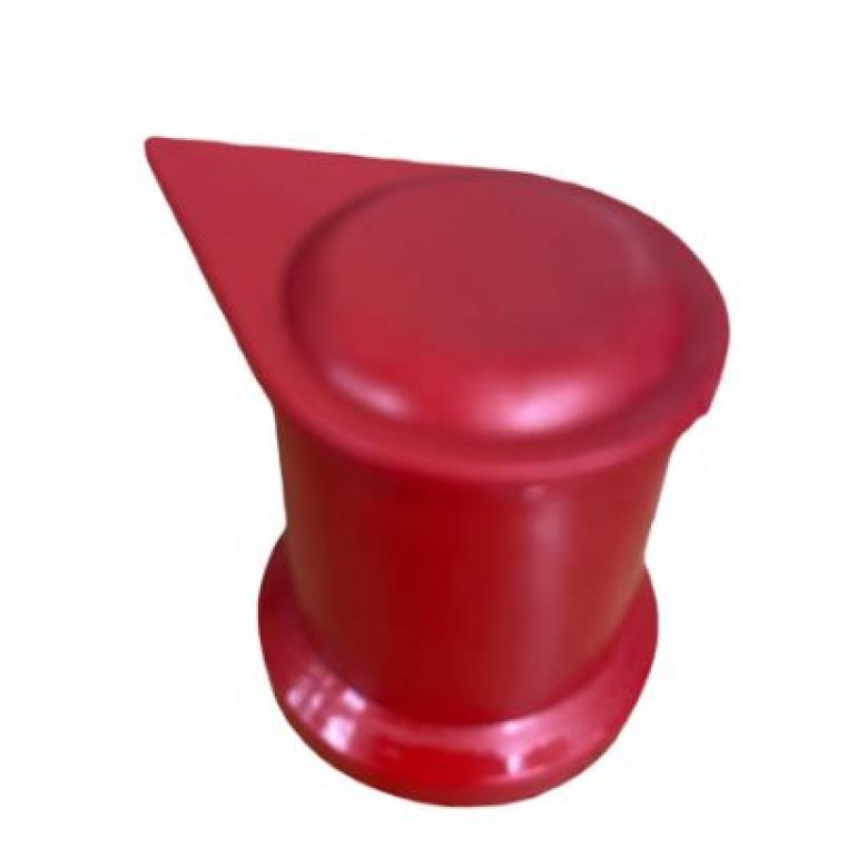 32MM RED 'BARREL LONG REACH WHEEL NUT COVERS (PKT 10)