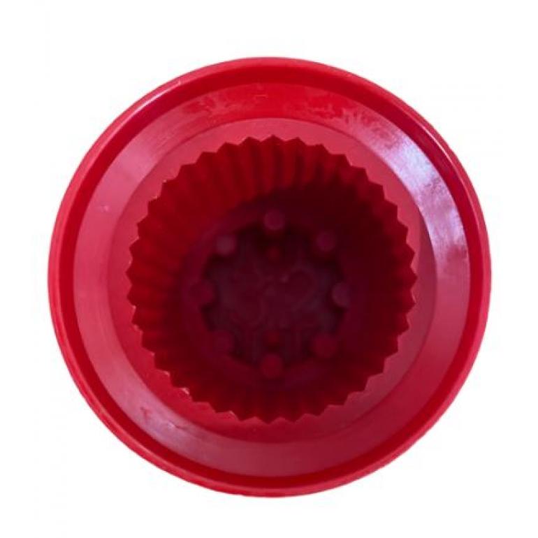 32MM RED 'BARREL LONG REACH WHEEL NUT COVERS (PKT 10)