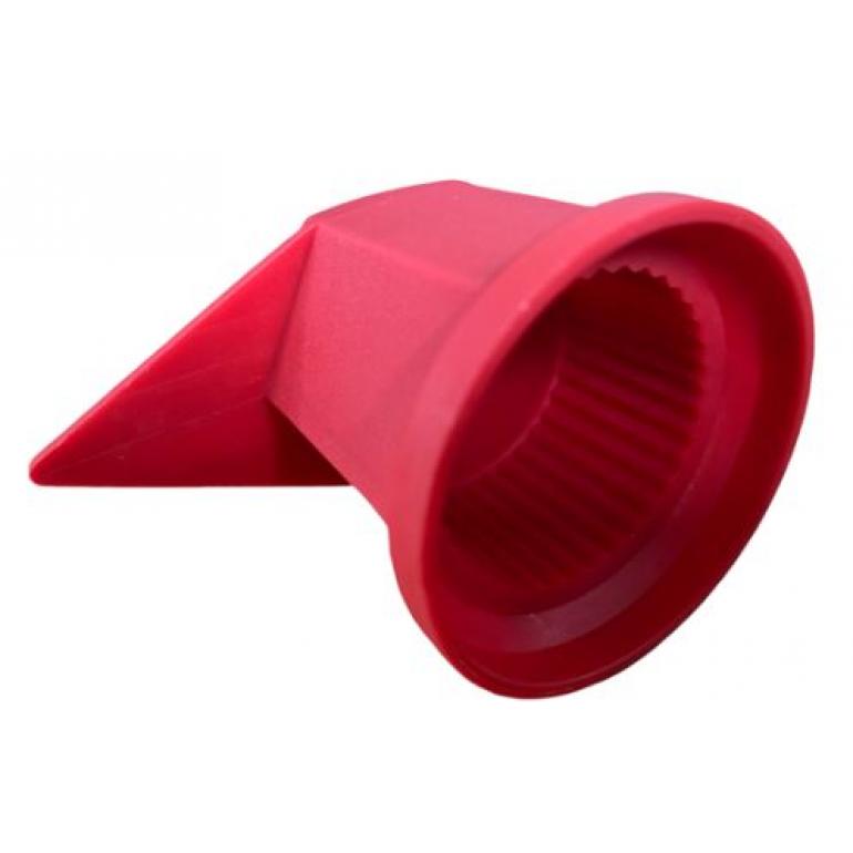 32MM RED 'HEX LONG REACH WHEEL NUT COVERS (PKT 10)