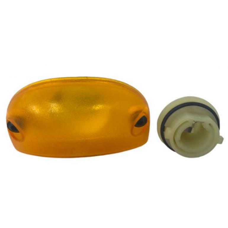 AMBER SIDE REPEATER LAMP & BULB HOLDER FITS RH OR LH