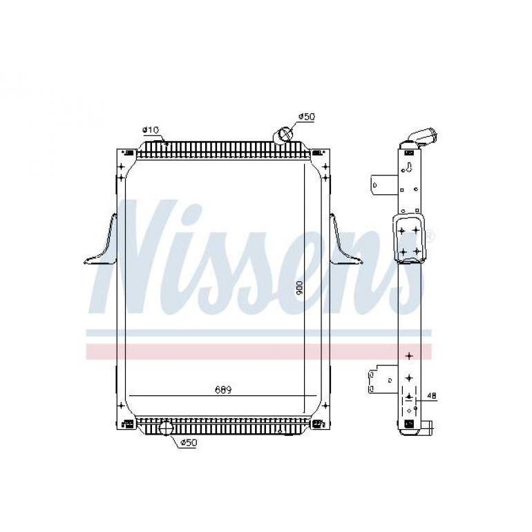 RADIATOR ASSEMBLY WITH FRAME